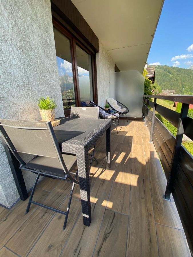 Bel Appartement Avec Vue Exceptionnelle Le Grand-Bornand Exterior foto