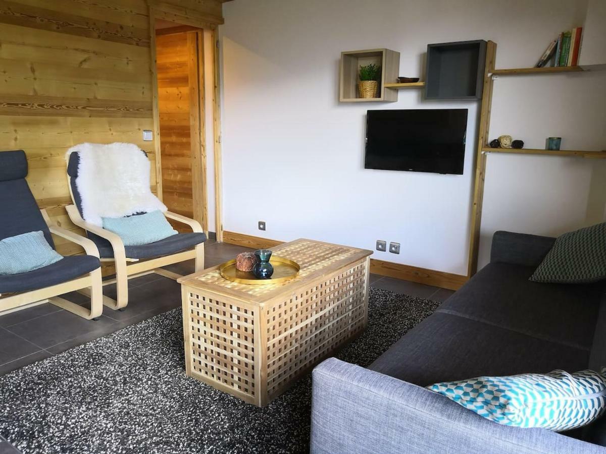 Bel Appartement Avec Vue Exceptionnelle Le Grand-Bornand Exterior foto